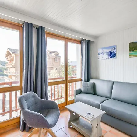 2 Pieces Au Centre De Avec Acces Skis Aux Pieds - Fr-1-514-65 Apartamento *